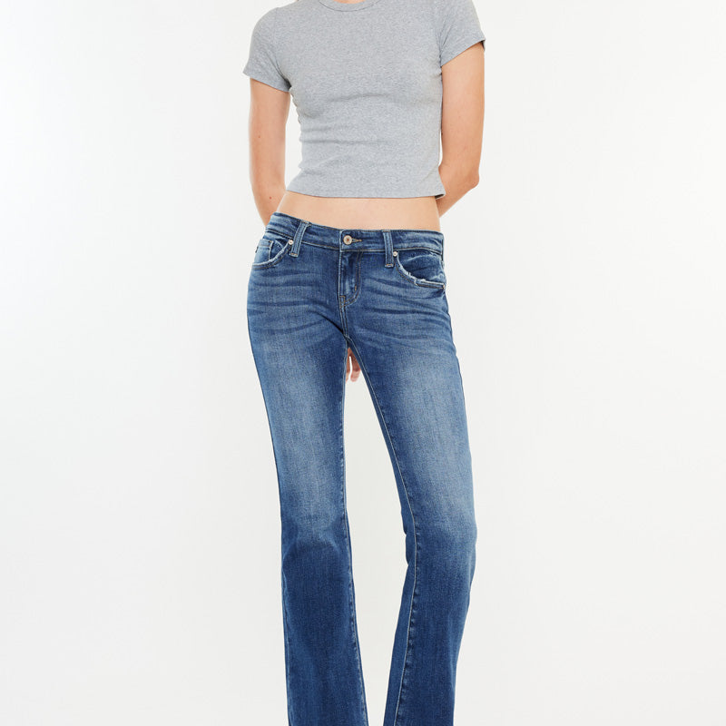 Brandy Low Rise Baby Bootcut Jeans - Official Kancan USA