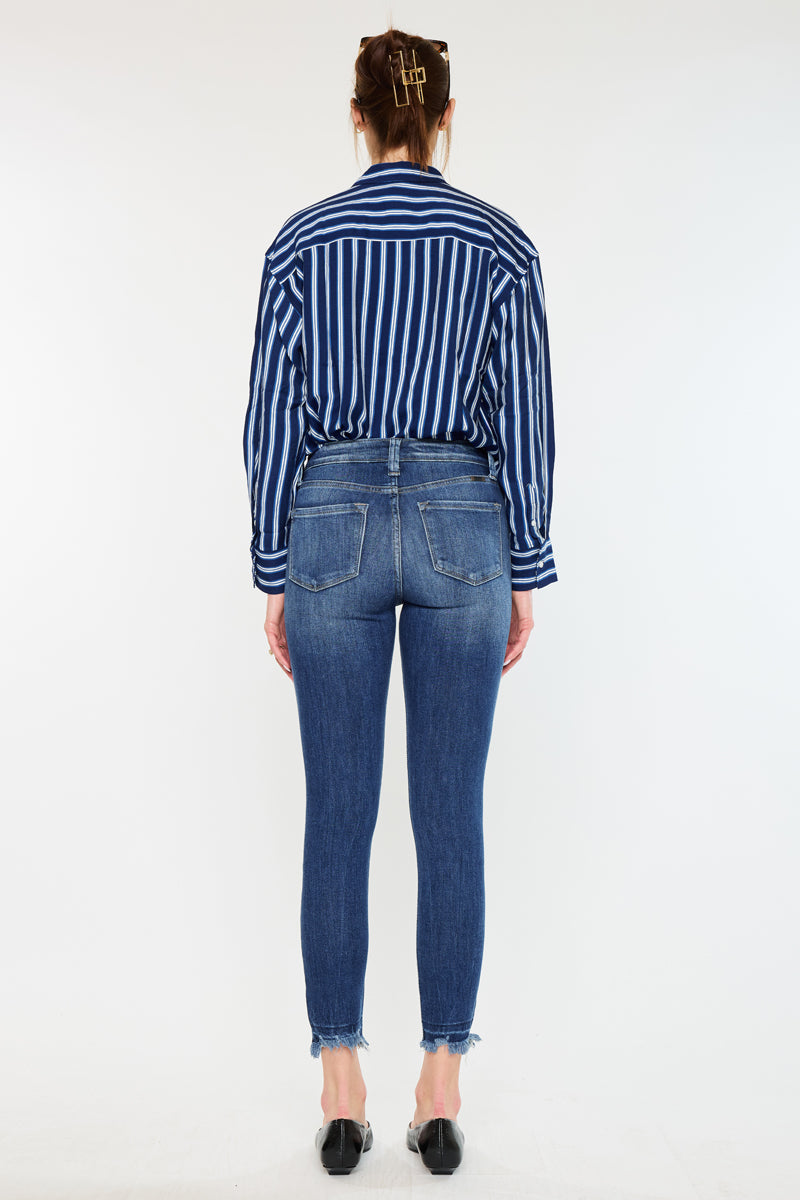 Kaleen High Rise Ankle Skinny Jeans - Official Kancan USA