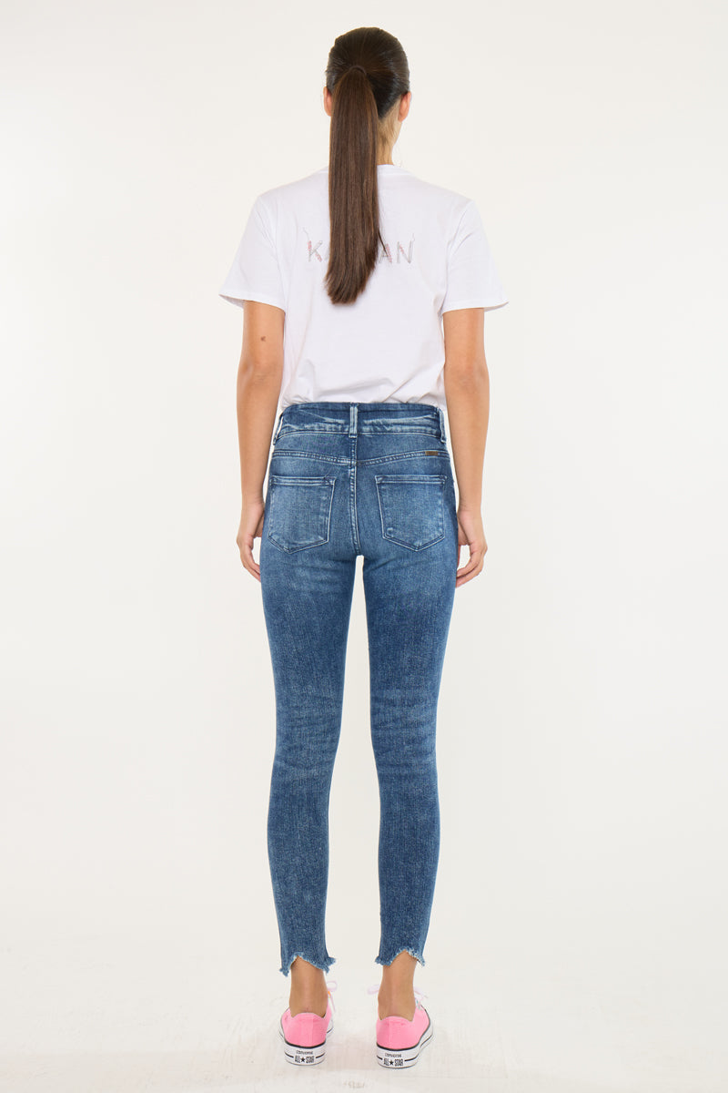 Torrance High Rise Ankle Skinny Jeans - Official Kancan USA