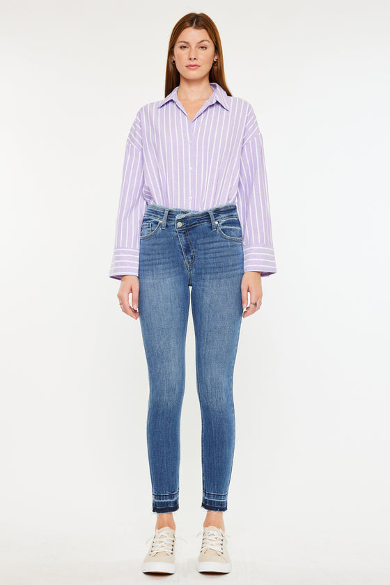 Taki High Rise Ankle Skinny Jeans - Official Kancan USA