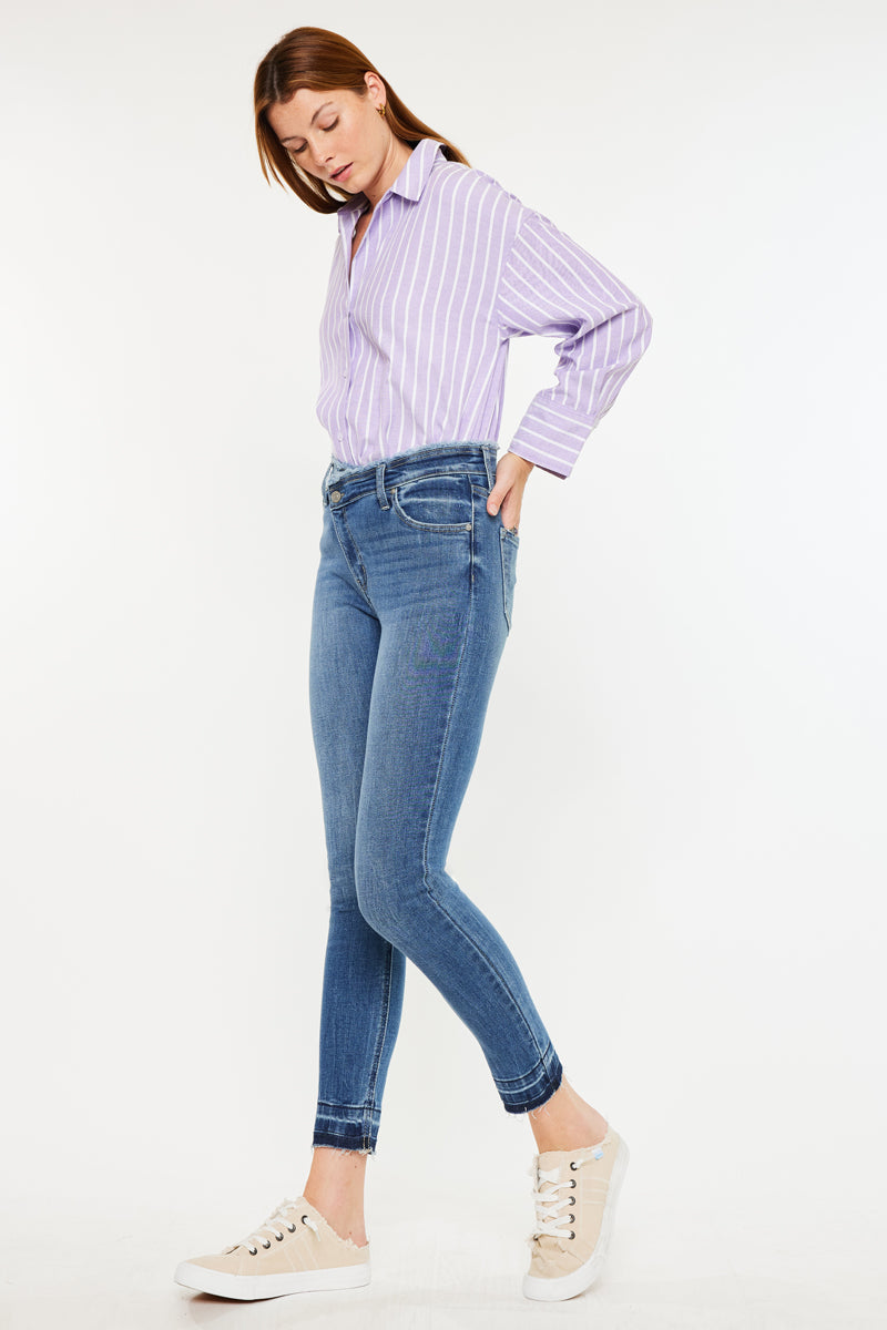 Taki High Rise Ankle Skinny Jeans - Official Kancan USA