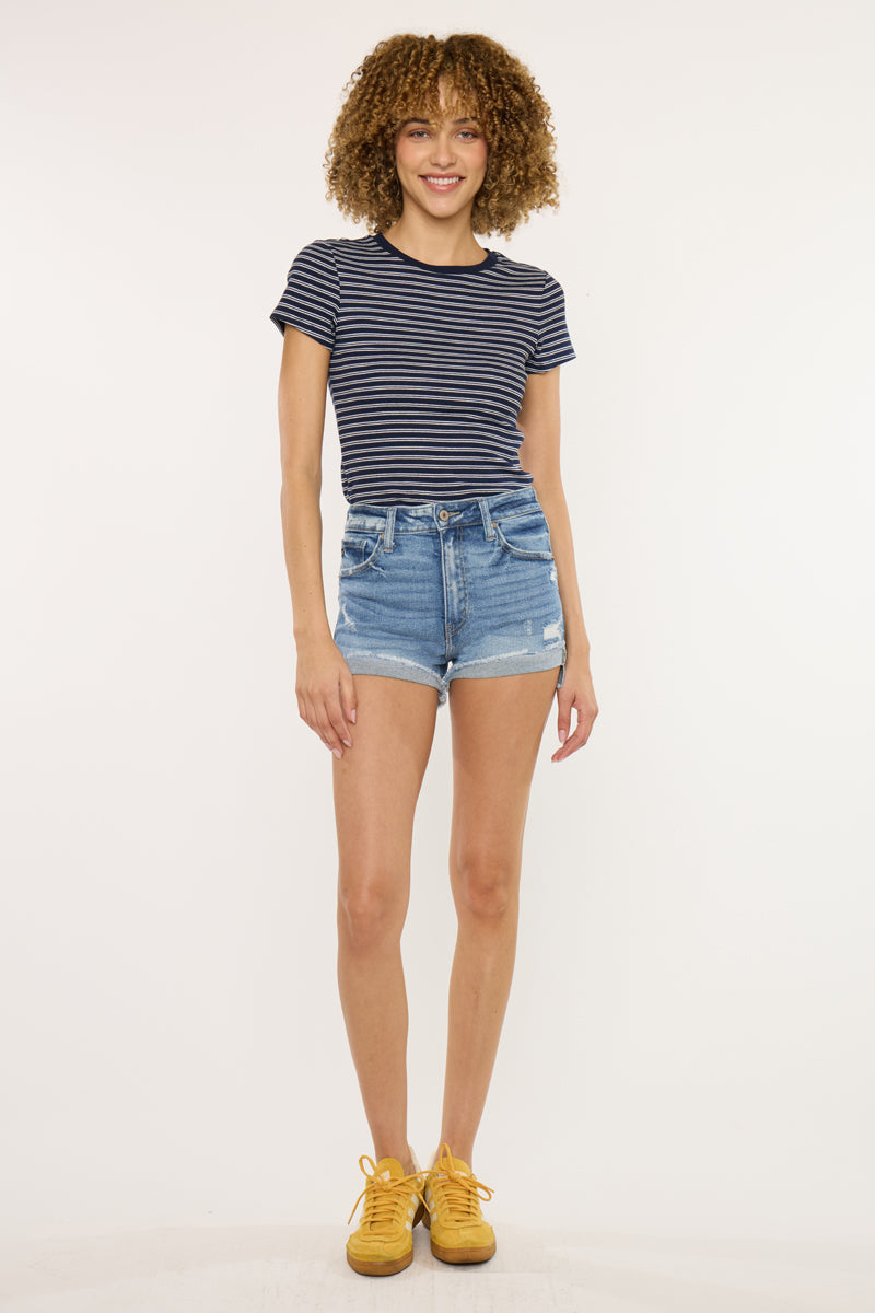 Poppi High Rise Shorts - Official Kancan USA