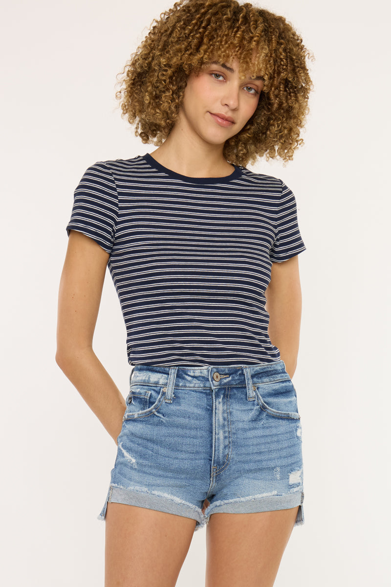 Poppi High Rise Shorts - Official Kancan USA