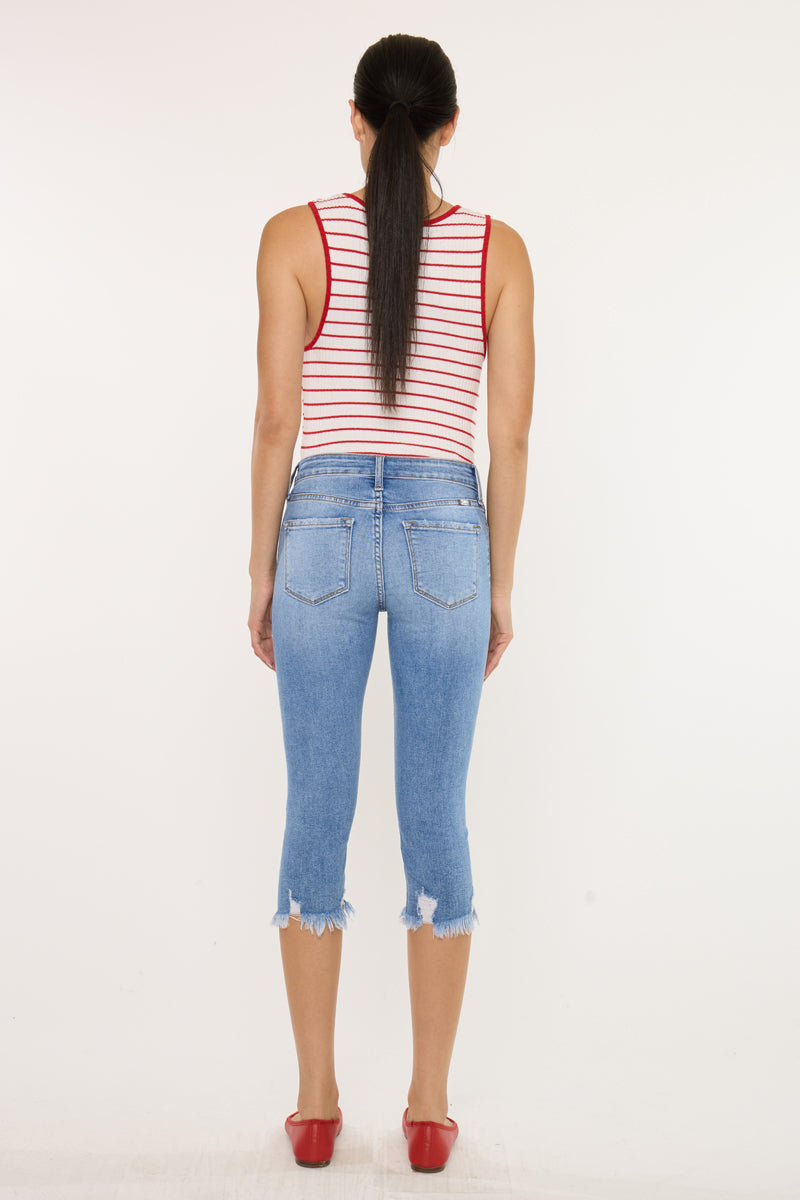 Bixby Mid Rise Capri - Official Kancan USA