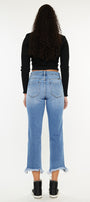 Zuzanna High Rise Crop Straight Leg Jeans - Official Kancan USA
