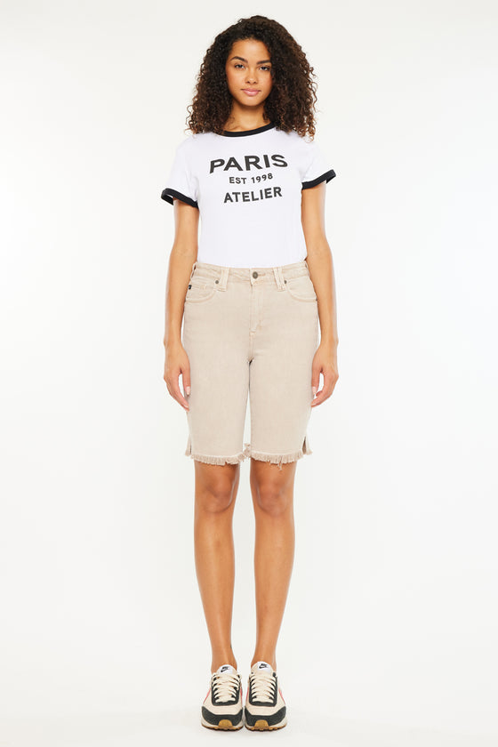 Corealla High Rise Bermuda Shorts - Official Kancan USA