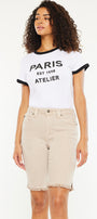 Corealla High Rise Bermuda Shorts - Official Kancan USA
