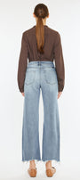 Violet High Rise Slim Wide Leg Jeans - Official Kancan USA