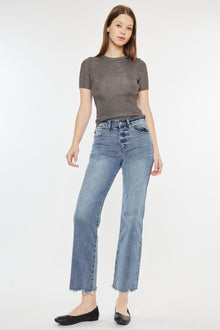  Violet High Rise Slim Wide Leg Jeans - Official Kancan USA