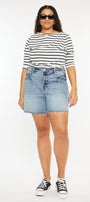 June High Rise Shorts (Plus Size) - Official Kancan USA