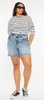 June High Rise Shorts (Plus Size) - Official Kancan USA