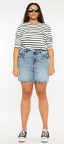 June High Rise Shorts (Plus Size) - Official Kancan USA