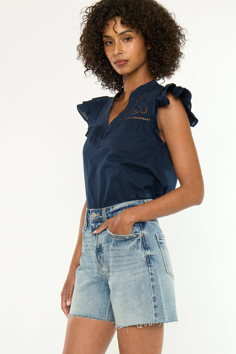 June High Rise Shorts - Official Kancan USA