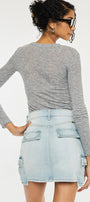 Rosetta Cargo Mini  Skirt - Official Kancan USA