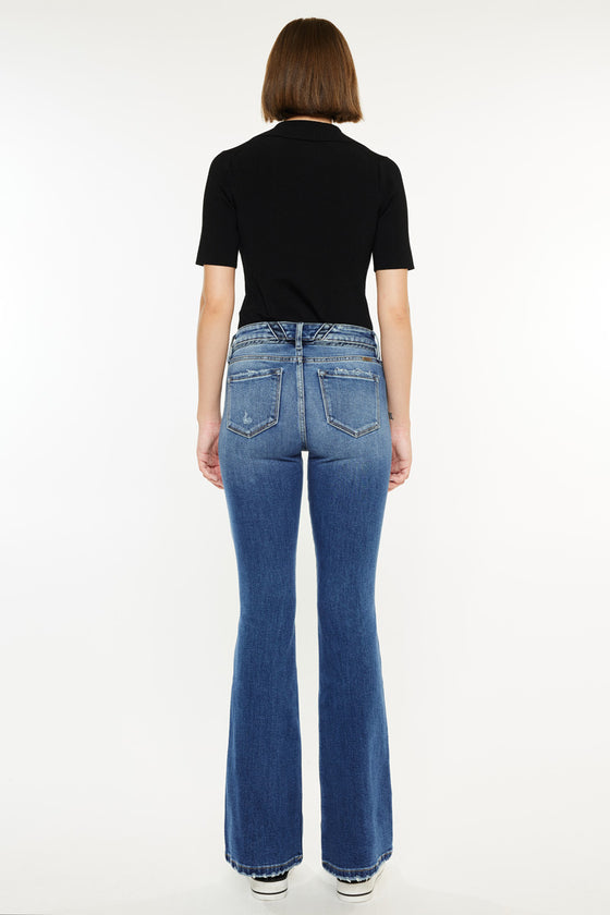 Marline Mid Rise Flare Jeans - Official Kancan USA