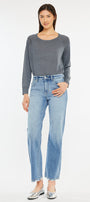 Melissa High Rise Slim Wide Leg Jeans - Official Kancan USA
