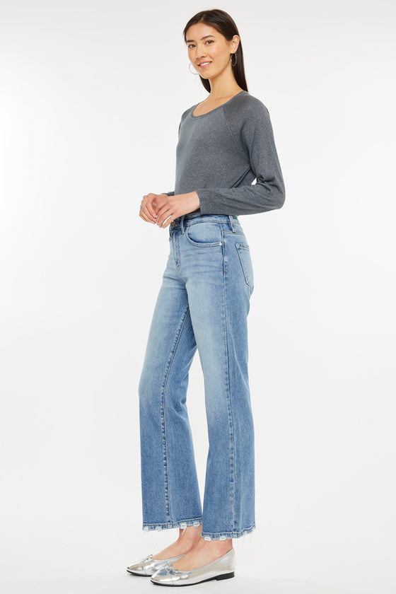 Melissa High Rise Slim Wide Leg Jeans - Official Kancan USA