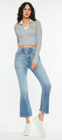 Belle High Rise Crop Bootcut Jeans - Official Kancan USA