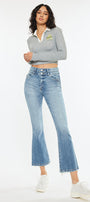 Belle High Rise Crop Bootcut Jeans - Official Kancan USA