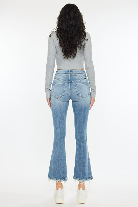 Belle High Rise Crop Bootcut Jeans - Official Kancan USA