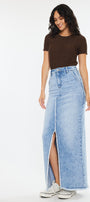 Anette High Rise Maxi Denim Skirt - Official Kancan USA