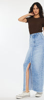 Anette High Rise Maxi Denim Skirt - Official Kancan USA