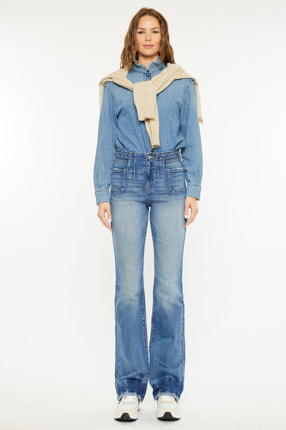 Denicee High Rise Bootcut Jeans - Official Kancan USA