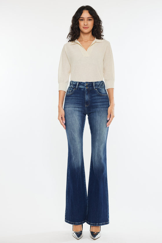 Michelle High Rise Flare Jeans - Official Kancan USA