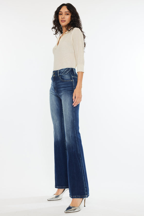 Michelle High Rise Flare Jeans - Official Kancan USA