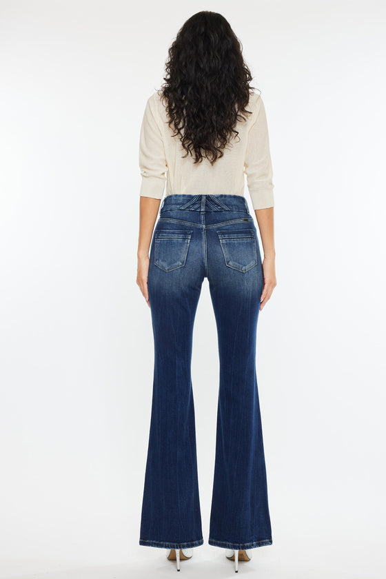 Michelle High Rise Flare Jeans - Official Kancan USA