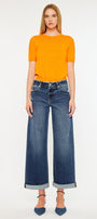Rosie High Rise Wide Leg Jeans - Official Kancan USA