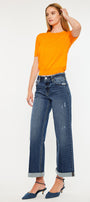 Rosie High Rise Wide Leg Jeans - Official Kancan USA