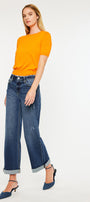 Rosie High Rise Wide Leg Jeans - Official Kancan USA