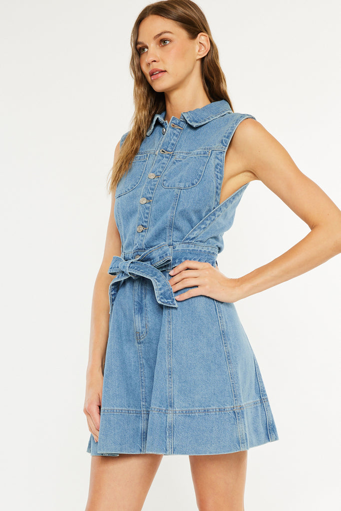 定価3.3万 KIMHEKIM Sleeveless Mini Dress S Kim Sleeveless Mini Dress | Chic & Effortless Style | Kancan USA