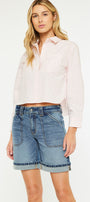 Mariane Mid Rise Bermuda Shorts - Official Kancan USA