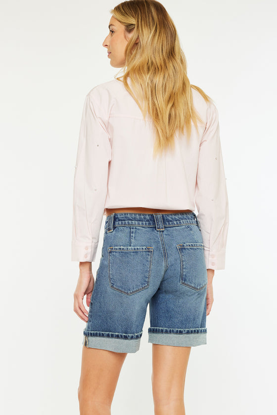 Mariane Mid Rise Bermuda Shorts - Official Kancan USA