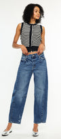 Yolanda Low Slung Horseshoe Jeans - Official Kancan USA