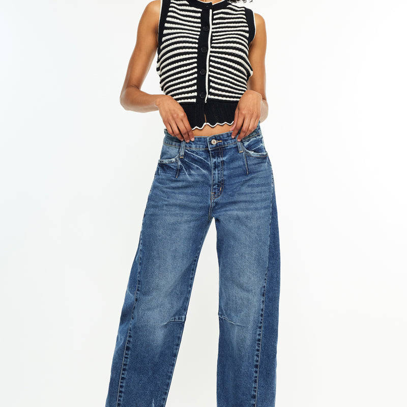 Yolanda Low Slung Horseshoe Jeans - Official Kancan USA