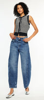 Yolanda Low Slung Horseshoe Jeans - Official Kancan USA