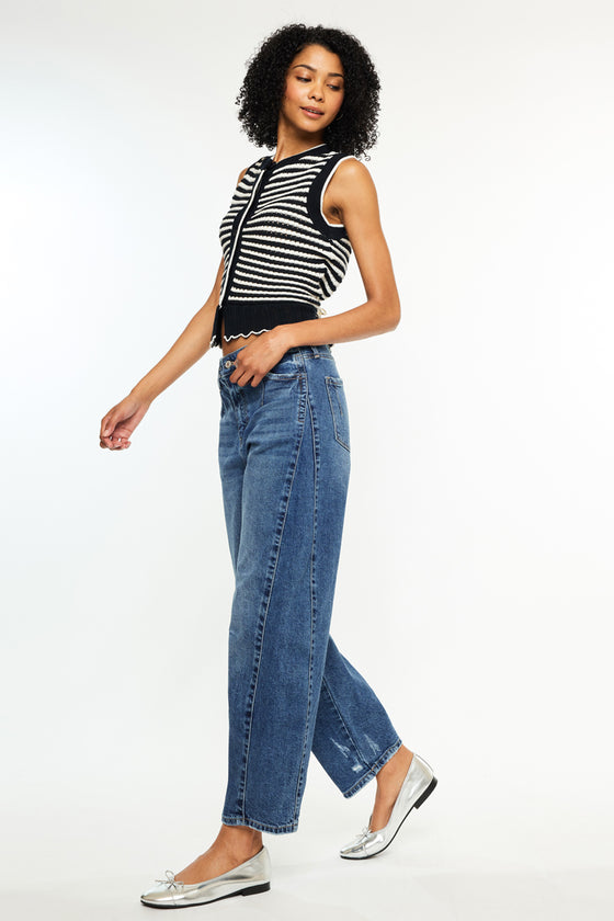 Yolanda Low Slung Horseshoe Jeans - Official Kancan USA