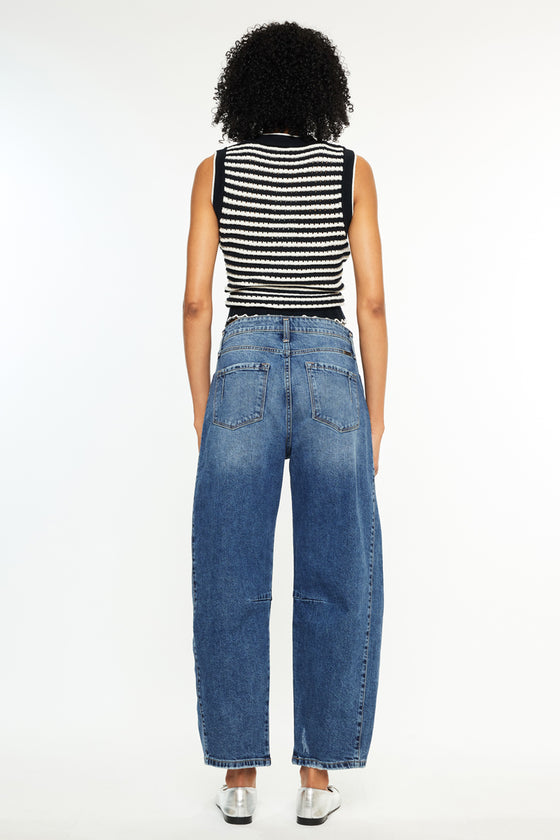 Yolanda Low Slung Horseshoe Jeans - Official Kancan USA