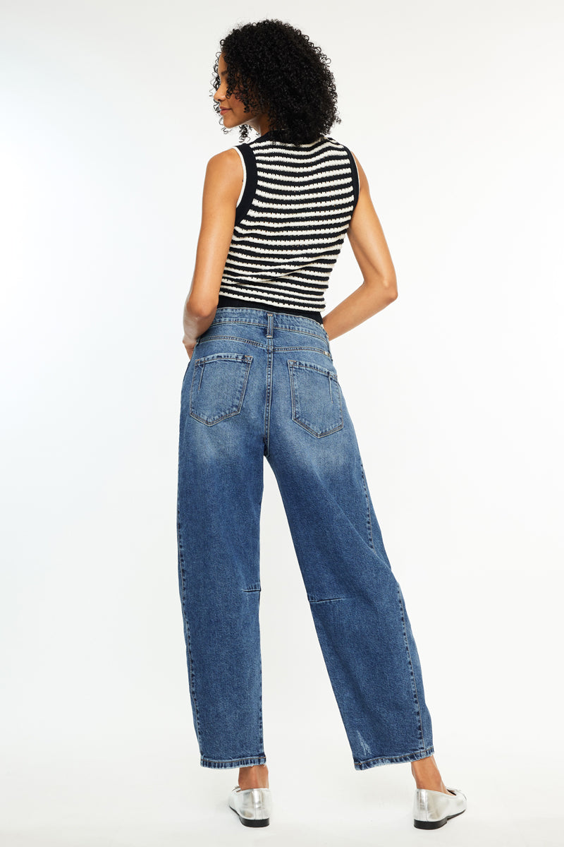 Yolanda Low Slung Horseshoe Jeans - Official Kancan USA