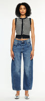 Yolanda Low Slung Horseshoe Jeans - Official Kancan USA