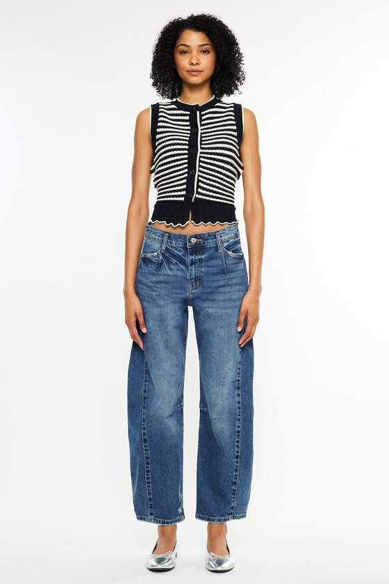 Yolanda Low Slung Horseshoe Jeans - Official Kancan USA