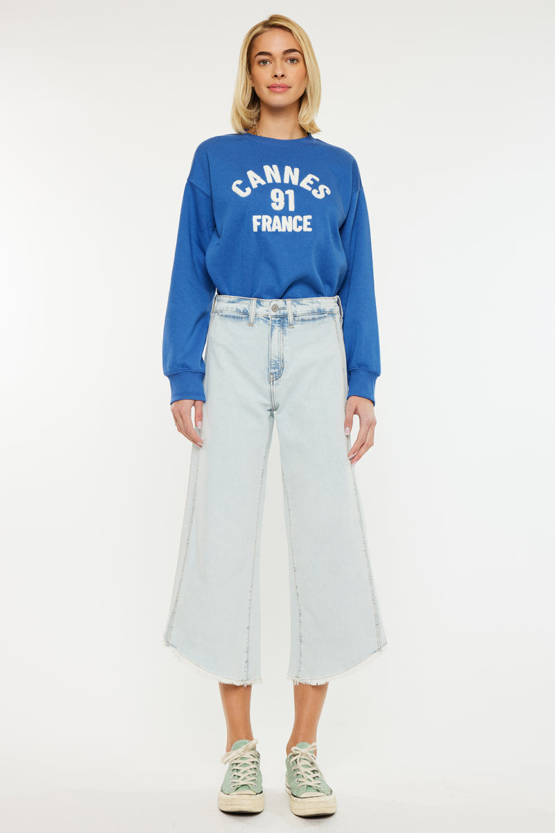Arnie High Rise Crop Gaucho Pants - Official Kancan USA