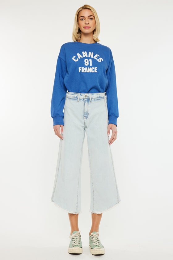 Arnie High Rise Crop Gaucho Pants - Official Kancan USA