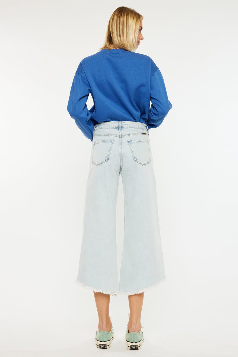 kan◯◯　PENTA 6611 右 Arnie High Rise Gaucho Pants – Cropped Wide-Leg Style | Kancan USA
