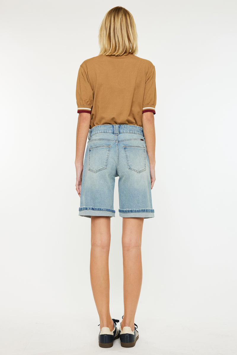 Zana Mid Rise Bermuda Shorts - Official Kancan USA