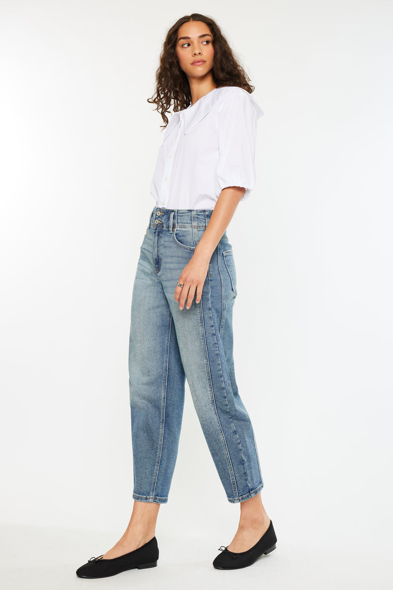 Jane Ultra High Rise Slim Barrel Jeans - Official Kancan USA