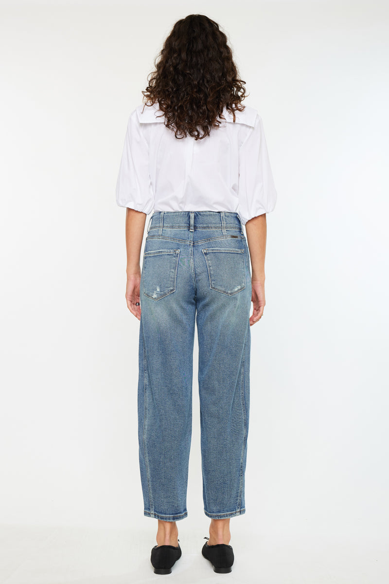 Jane Ultra High Rise Slim Barrel Jeans - Official Kancan USA